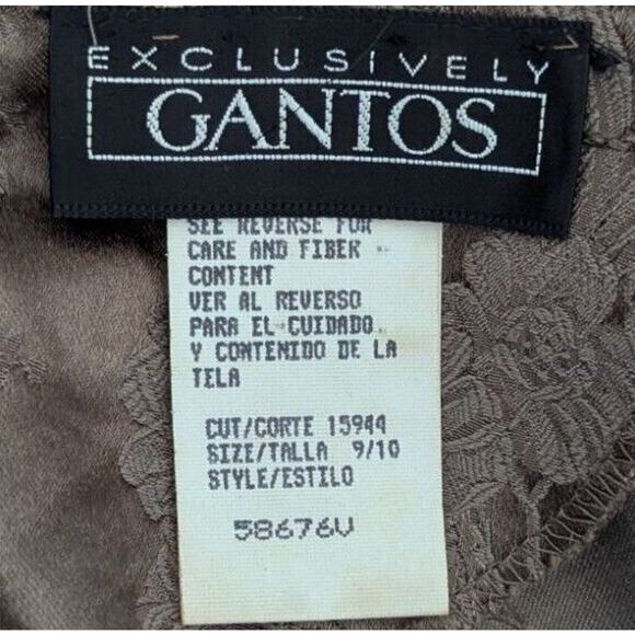 Vintage 90s Floral Satin Midi Dress 10 Square Neck Fairy Grunge Dark Romantic - Picture 6 of 7